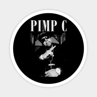Pimp C Hip Hop Vintage Magnet
